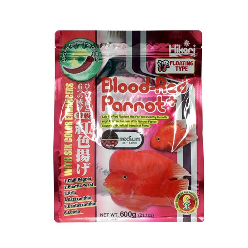 Hikari Blood-Red Parrot Plus Medium 600gr